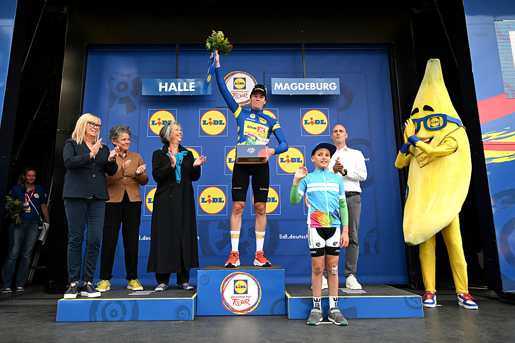Søren Wærenskjold (Uno-X Mobility) won the overall Deutschland Tour