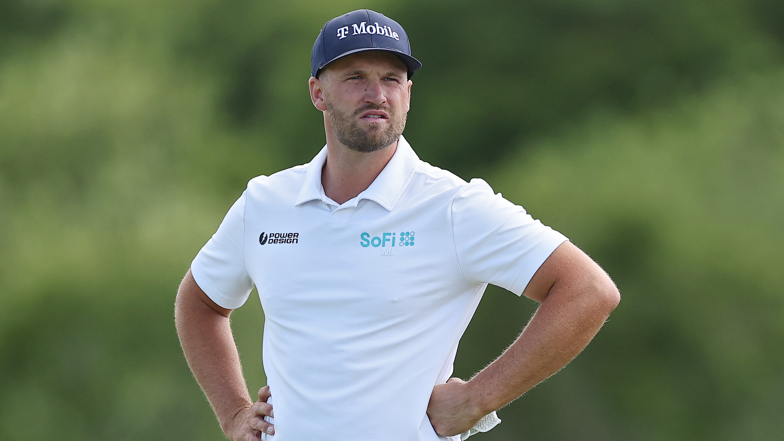 Wyndham Clark during the US Open