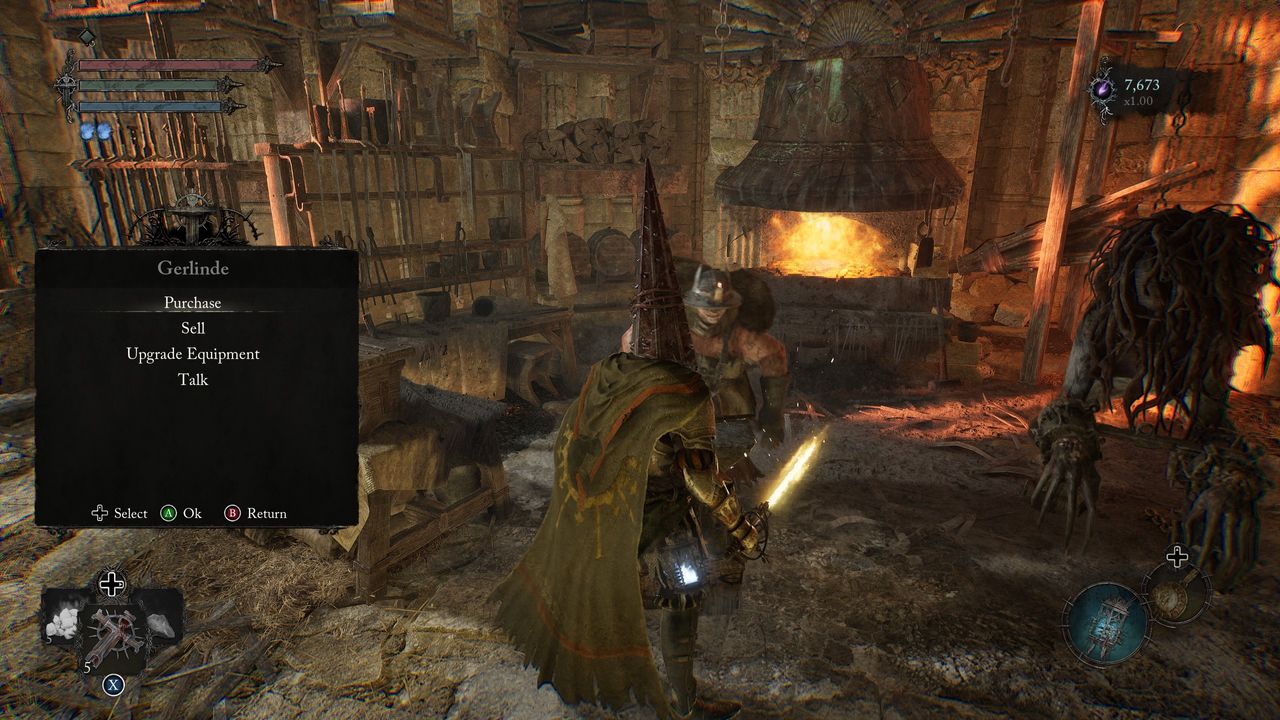 Lords of the Fallen Gerlinde vendor menu