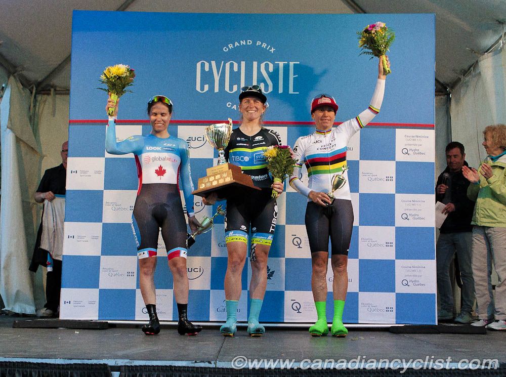 Overall Podium (L to R): Karol-Ann Canuel, Lauren Stephens, Amber Neben
