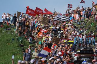 Tour de France: Jonas Vingegaard on the Col de la Loze