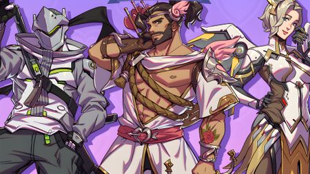 Overwatch dating sim - Genji, Cupid Hanzo, and Mercy