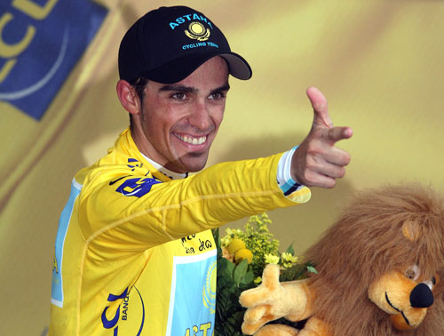 Alberto Contador, Tour de France 2009, stage 18
