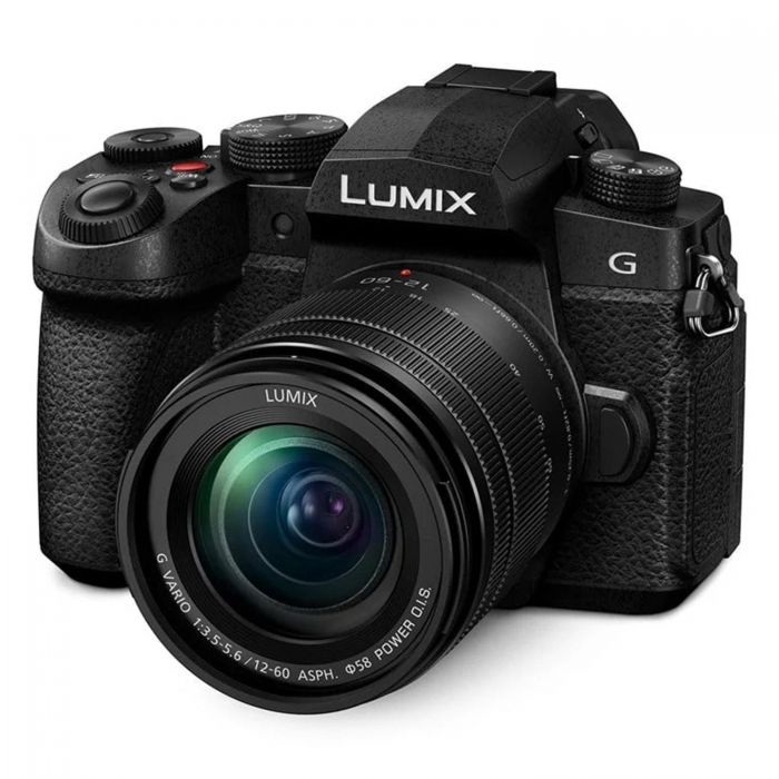 Panasonic Lumix G97 mirrorless camera on white background