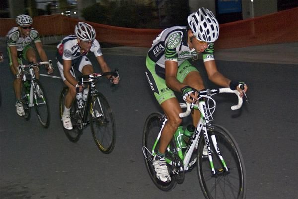 Aerocat Cycling Team missed a dangerous 12-man break and worked to reduce its advantage.