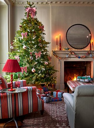 Christmas tree themes with traditional tree