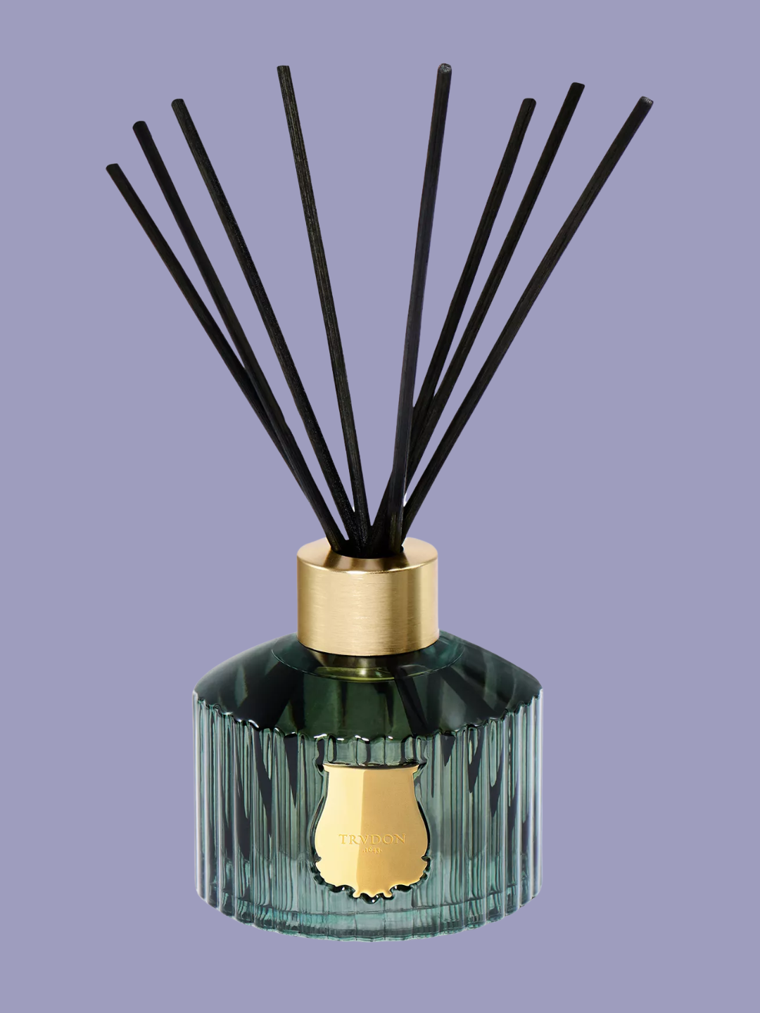 A green glass reed diffuser from TRUDON