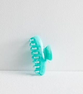 Turquoise Marbled Hair Claw Clip