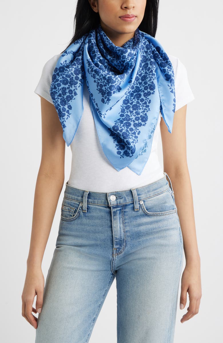 Oversize Square Satin Scarf