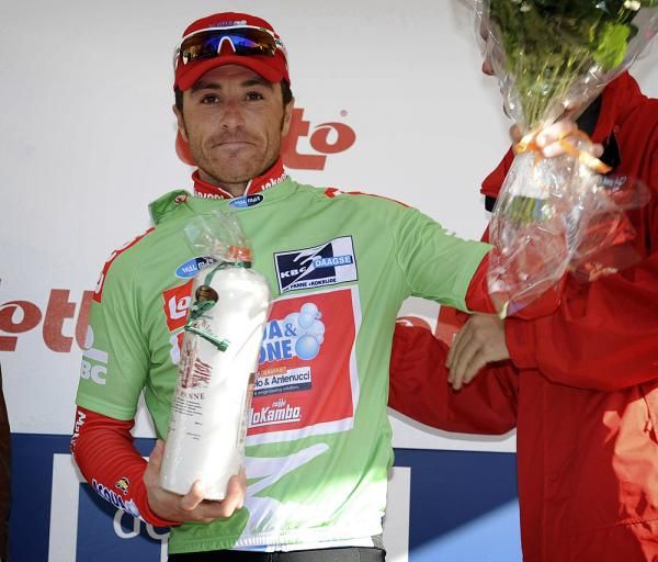 Luca Paolini (Acqua e Sapone) won the green jersey at the Three Days of De Panne