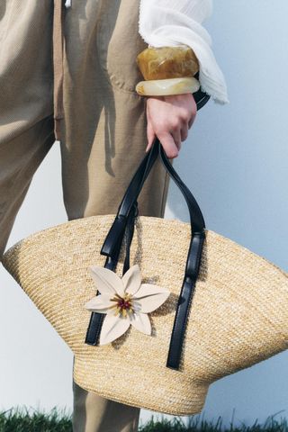 Woven Basket Bag