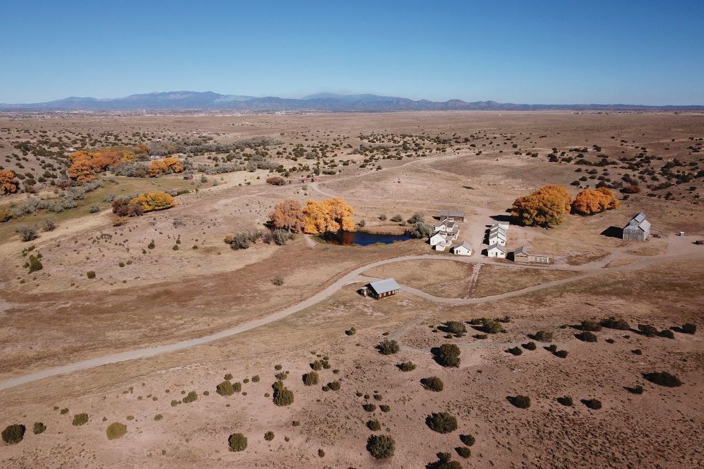 Bonanza Creek Ranch film set