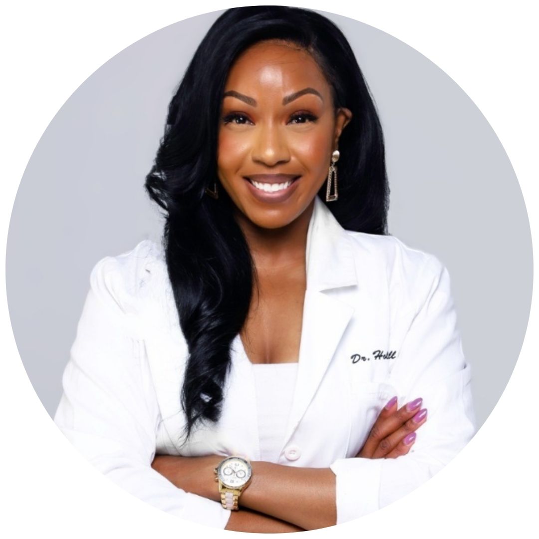 Headshot of female doctor in a white blazer