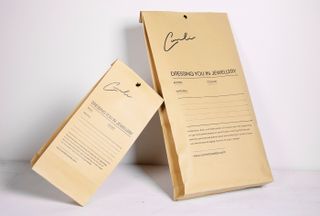 Cornelia Webb, packaging, paper, brown