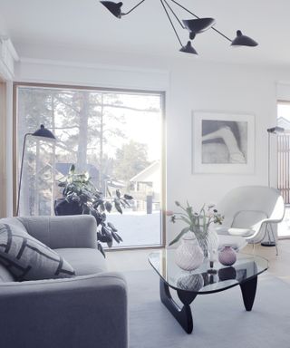 Finnish interior design style tips, living room in Finland