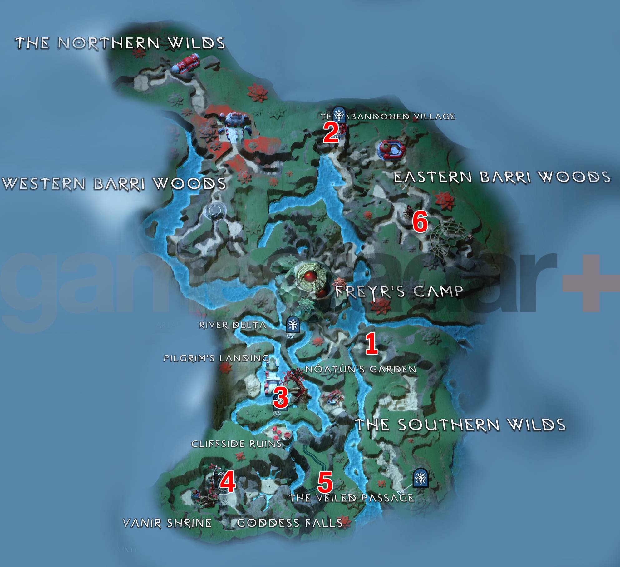 God of War Vanaheim nornir chests