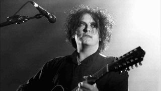 The Cure’s Robert Smith onstage in 1990