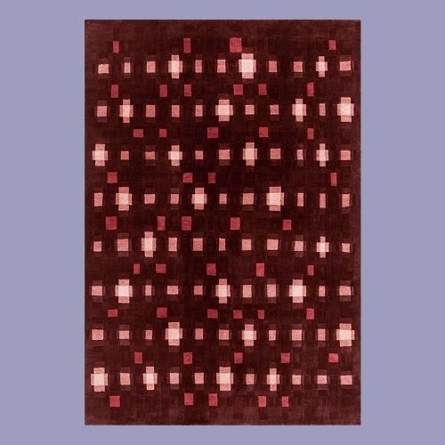 Echo Hand Knotted Rug Red 