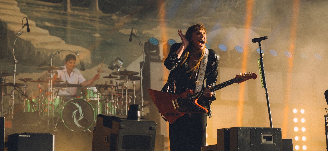 Flames, confetti, screams and Lady Gaga: Halestorm's Download set is a rock 'n' roll masterclass