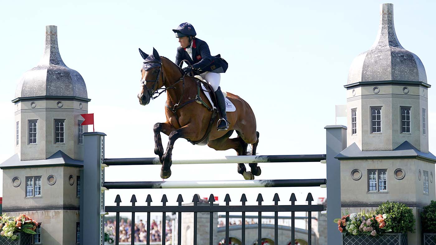 Pippa Funnell riding Majas Hope during day four of the 2023 Defender Burghley Horse Trials in Stamford, Lincolnshire. Picture date: Sunday September 3, 2023.