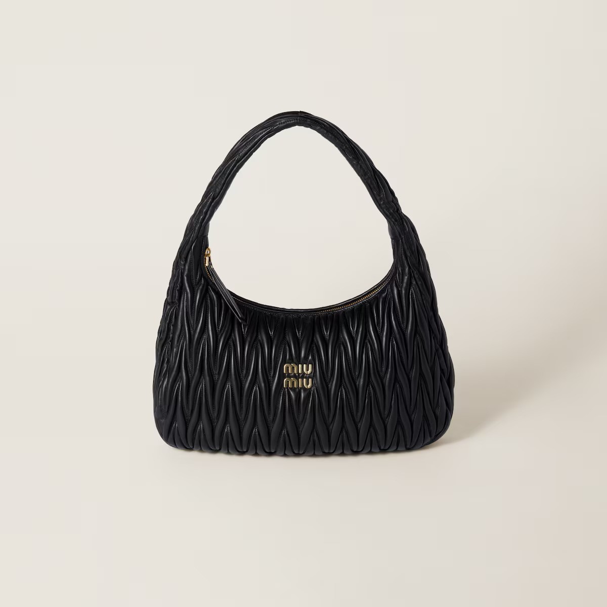 Matelass&amp;eacute; Nappa Leather Pouch