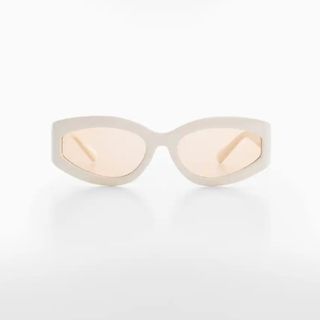 Mango Curved frame sunglasses 