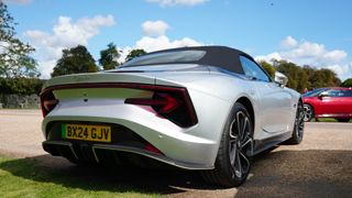 The MG Cyberster at Autotrader's EV Live event