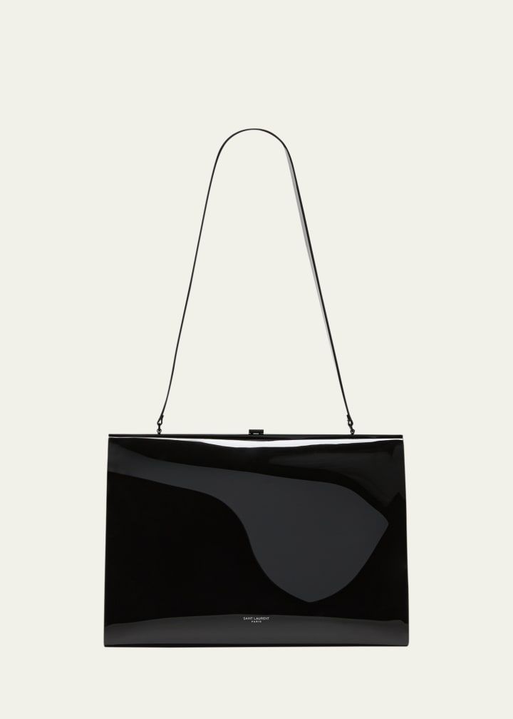 Le Anne Marie Large Vinyl Shoulder Bag