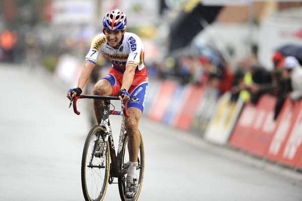 Zdenek Stybar (Fidea Telenet) got away for third in Ruddervoorde.