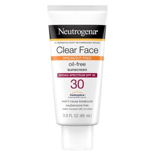 Neutrogena Clear Face Liquid Sunscreen for Acne-Prone Skin