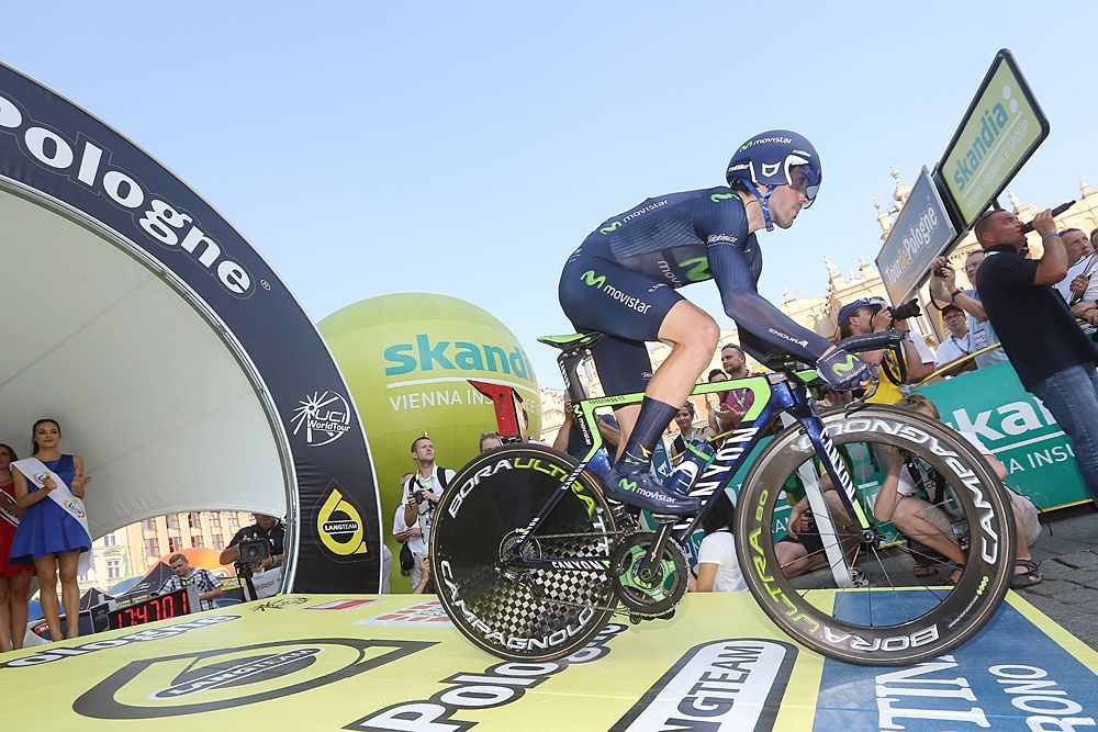 Ion Izagirre (Movistar Team) during the stage 7 time trial
