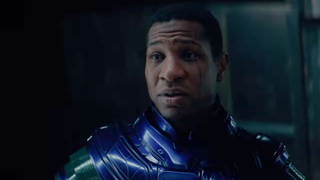 Jonathan Majors in the trailer for Ant-Man and the Wasp: Quantumania.