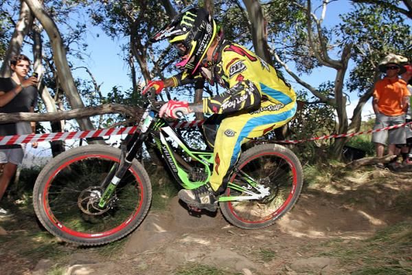 Past world champion Sam Hill in second place