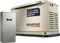 Generac Guardian 14kW Home Standby Generator with 200 Amp Transfer Switch
