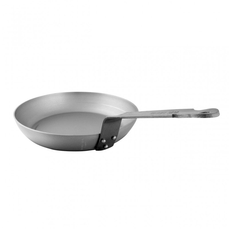 Mauviel M'steel Black Carbon Steel Round Frying Pan With Iron Handle | Wayfair