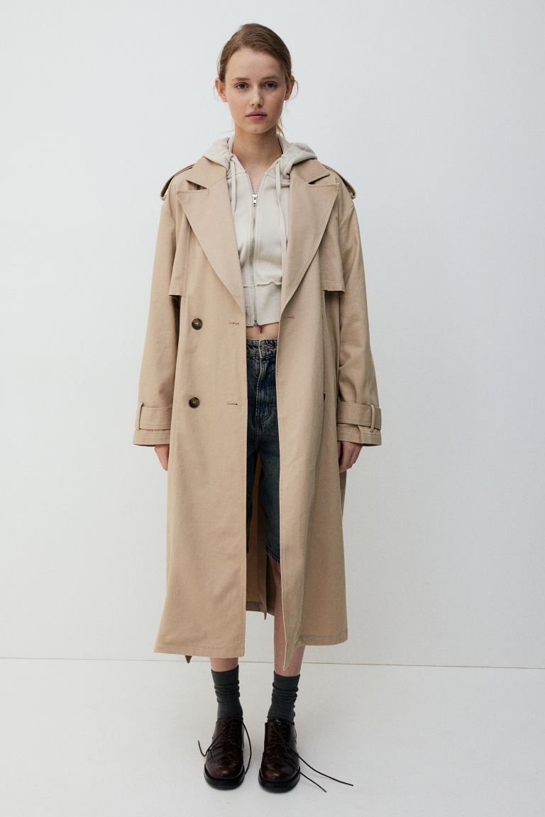 Twill Trench Coat