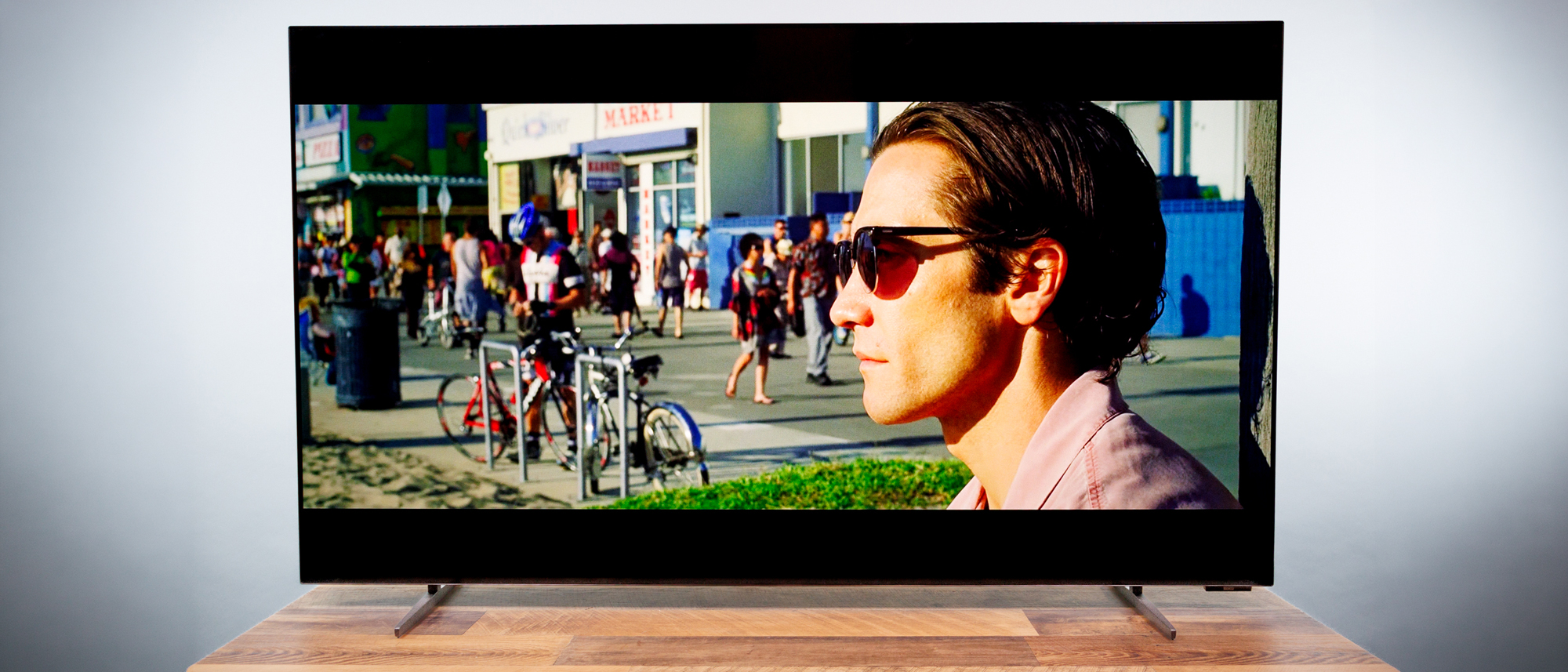 Roku Pro Series OLED TV on a desk