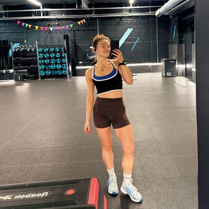 Strength training for runners: Senior Health Editor Ally Head during her three month strength training plan