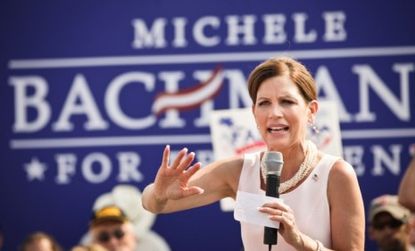 Rep. Michele Bachmann (R-Minn.) seemed to be the queen of Iowa after her big Ames Straw Poll win, but the Tea Partier is now polling in third place in the Hawkeye State.