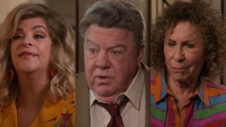 The Cheers cast appearing in The Goldbergs