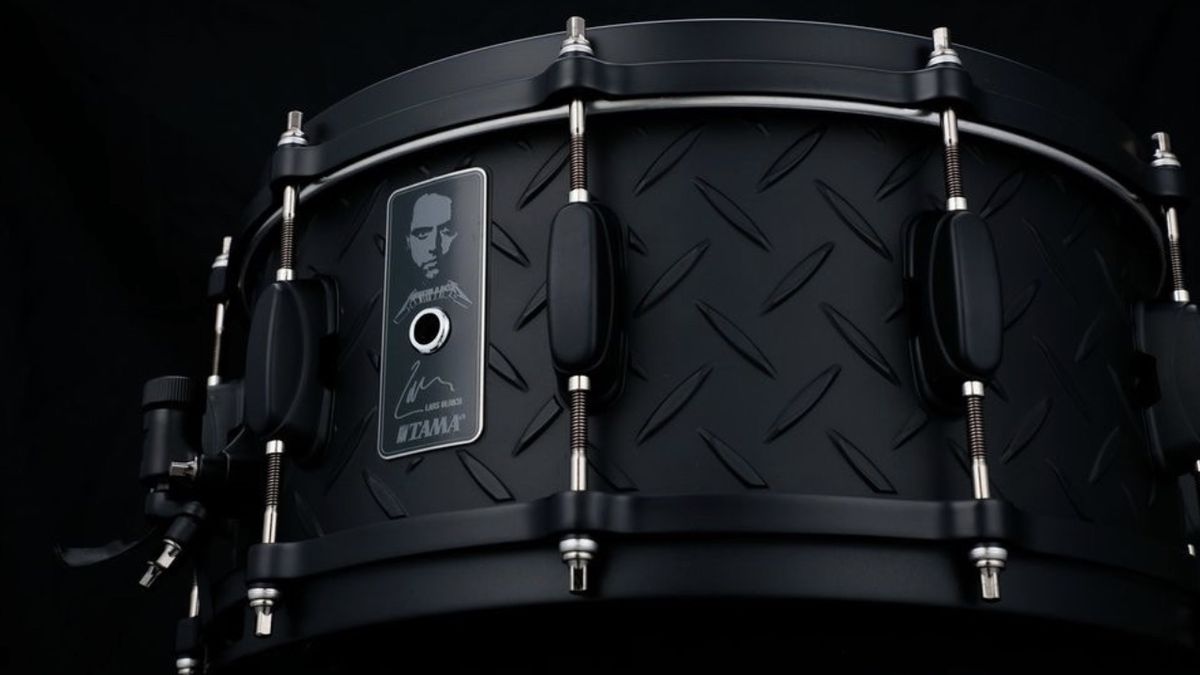 Tama Ltd Edition Lars Ulrich Black Album Signature Snare