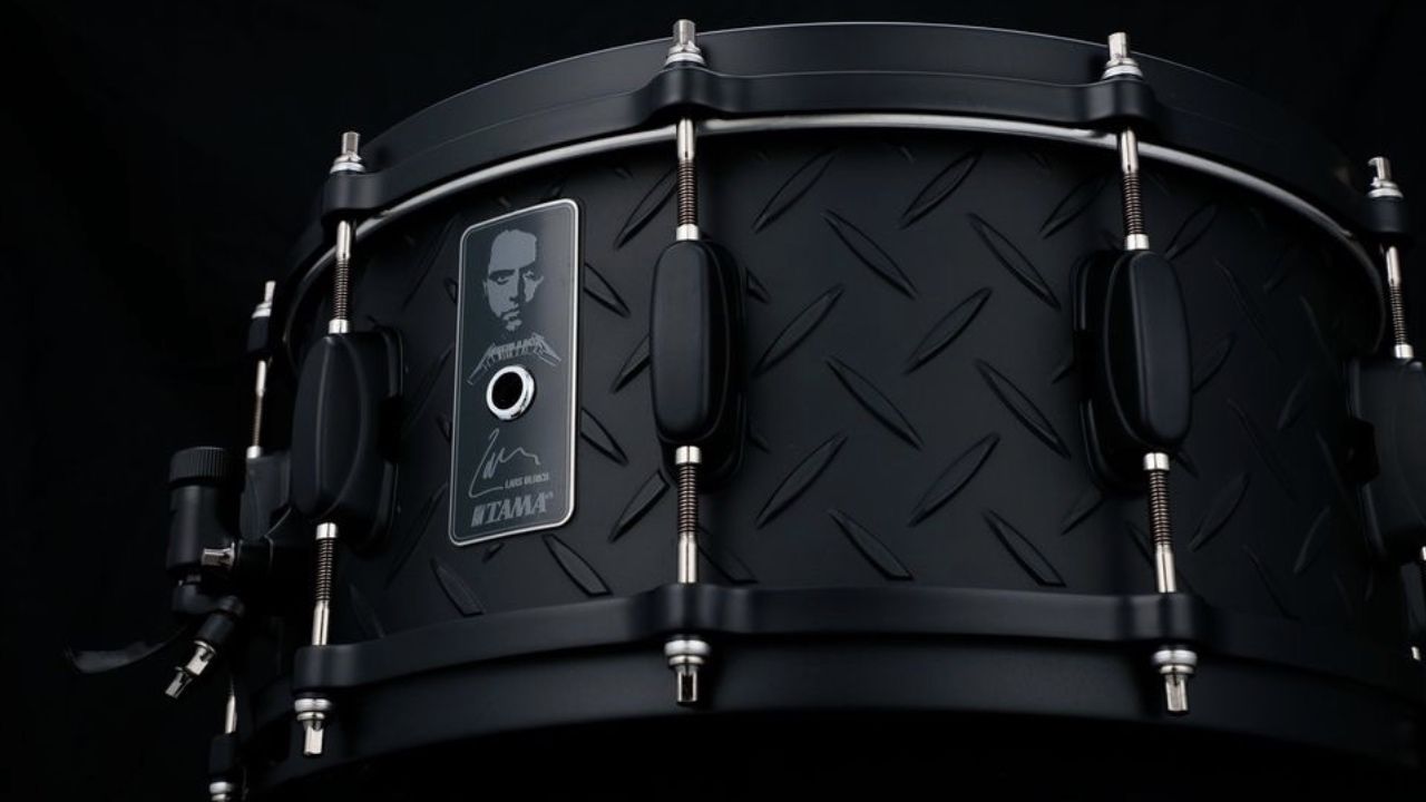 Tama Ltd Edition Lars Ulrich Black Album Signature Snare