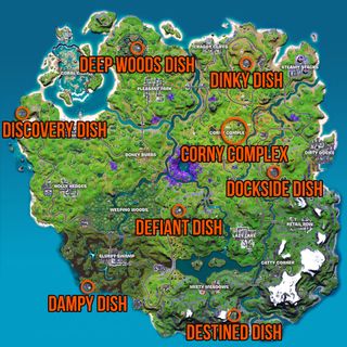 Fortnite Tech Weapons locations