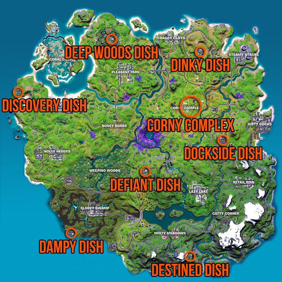 Fortnite Collect Research Equipment In A 5+ City Fortnite Tech Weapons locations - collect tech weapons | GamesRadar+