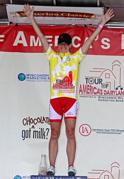 Sarah Caravella (Team CARD) still leads the overall standings.
