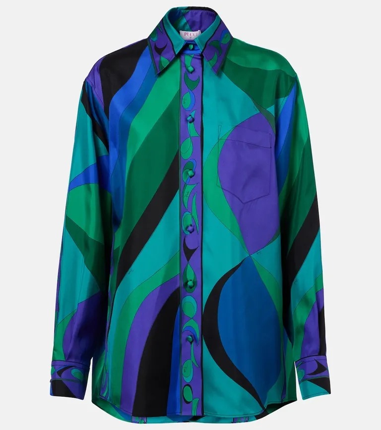 Pucci, Pesci Silk Shirt