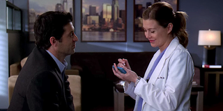 Grey's Anatomy Meredith Grey and Derek Shepherd get married on a Post-It.