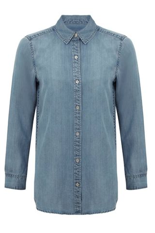 110059 - Indigo wash denim tencel tunic shirt - £39new.jpg