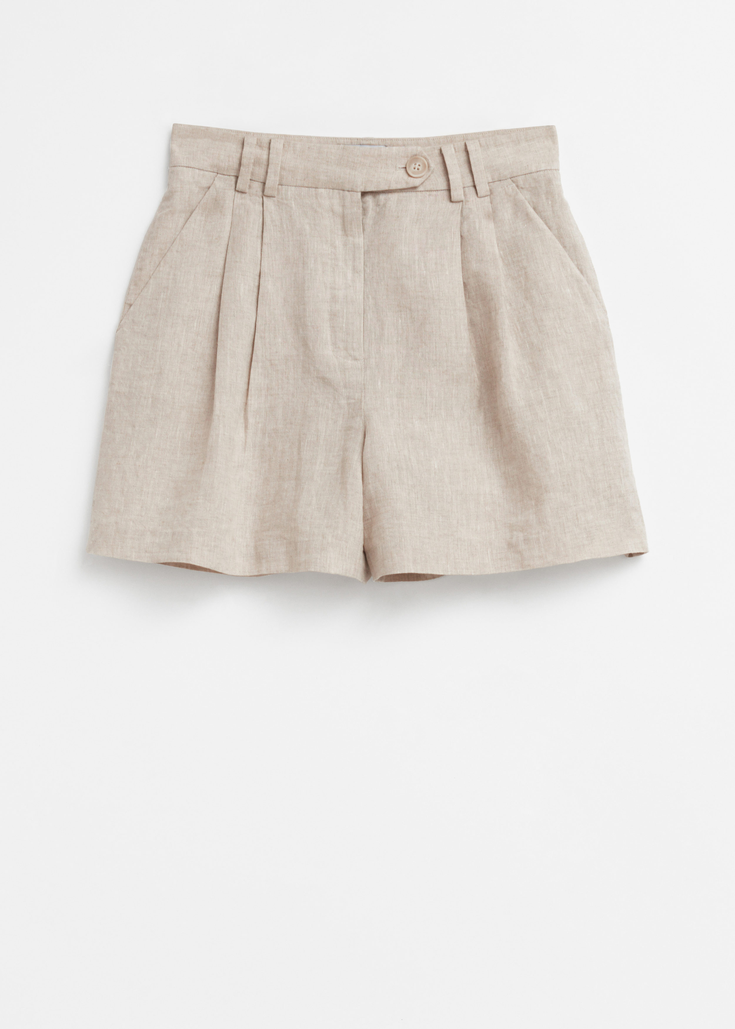 Relaxed Linen Shorts