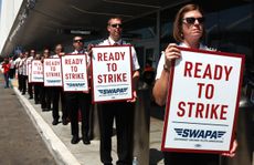 Southwest Airlines pilots on strike